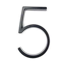 Load image into Gallery viewer, Floating House Numbers - Black 125mm - Floating House Numbers
