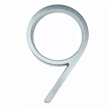 Load image into Gallery viewer, Floating House Numbers - Silver 125mm - Floating House Numbers
