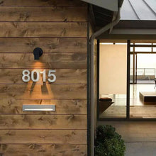 Load image into Gallery viewer, Floating House Number - Stainless Steel 200mm
