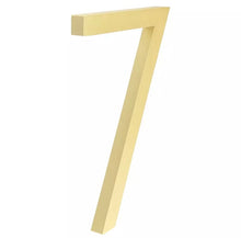 Load image into Gallery viewer, Floating House Numbers - Golden 155mm - Floating House Numbers
