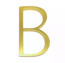 Load image into Gallery viewer, Floating House Numbers - Brass 125mm - Floating House Numbers
