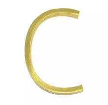 Load image into Gallery viewer, Floating House Numbers - Brass 125mm - Floating House Numbers
