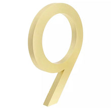 Load image into Gallery viewer, Floating House Numbers - Golden 155mm - Floating House Numbers
