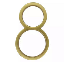 Load image into Gallery viewer, Floating House Numbers - Brass 125mm - Floating House Numbers
