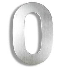 Load image into Gallery viewer, Floating House Number - Stainless Steel 200mm
